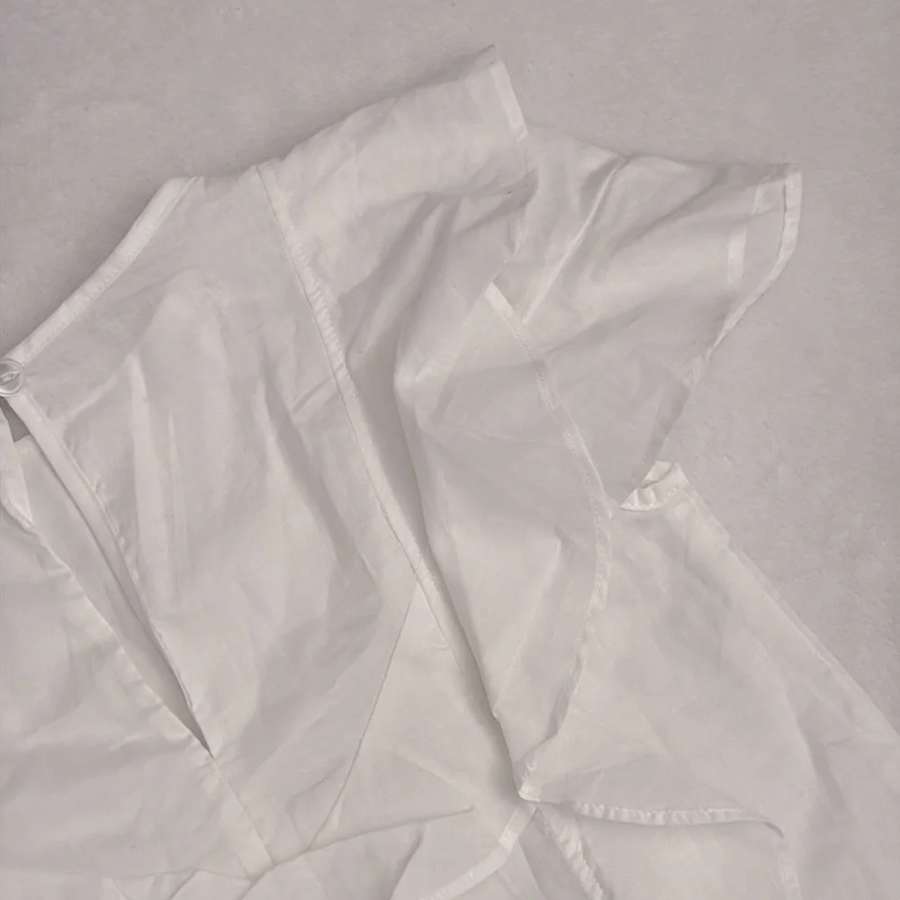 {NWT} Lil' Lemons by For Love and Lemons | Organic Cotton Ruffle Top White (4T) - Picture 12 of 14